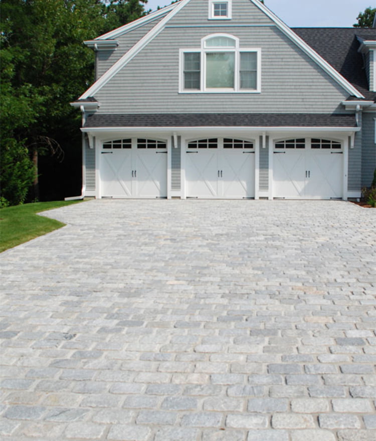 Monmouth County cobblestone driveway pavers